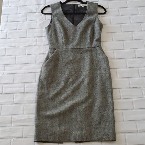 L.K.BENNETT wool dress. Size 4. Preowned - Picture 1 of 10
